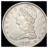 1837 Capped Bust Half Dollar NEARLY UNCIRCULATED