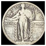 1929-D Silver Standing Liberty Quarter LIGHTLY CIR