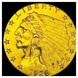 1926 Indian Head Gold $2.50 Quarter Eagle CLOSELY