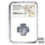 Roman Valerian II, AD 256-258 BI Dbl-Denarius NGC