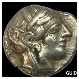 Attica, Athens 393-294 AD Silver Tetradrachm NEAR
