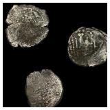 [3 Coins]Pratihara 780-980 AD Silver Drachm NEARL