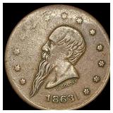 1863 Civil War Token Gustavus Lindenmueller NY. LI