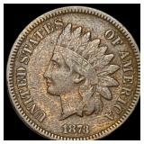 1873 Indian Head Cent LIGHTLY CIRCULATED