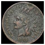 1866 Indian Head Cent NICELY CIRCULATED
