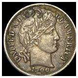 1900-S Silver Barber Dime HIGH GRADE