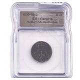 1800-1840 Netherlands East Indies Bronze Duit ICG