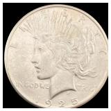 1925-S Silver Peace Dollar CLOSELY UNCIRCULATED