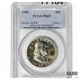 1950 Franklin Half Dollar PCGS PR65