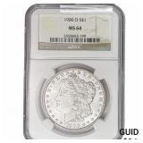 1900-O Morgan Silver Dollar NGC MS64