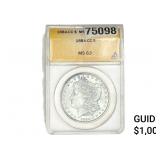1884-CC Morgan Silver Dollar ANACS MS63