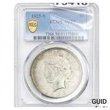 1925-S Silver Peace Dollar PCGS AU0