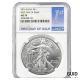 2016 Silver Eagle NGC MS70