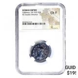 Roman Gallienus, AD 253-268 BI Dbl-Denarius NGC C