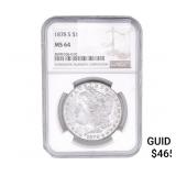 1878-S Morgan Silver Dollar NGC MS64