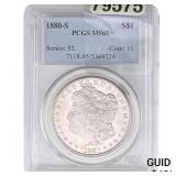 1880-S Morgan Silver Dollar PCGS MS65
