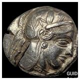 Athens 440-404 BC SIlver Owl Tetradrachm CLOSELY