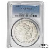 1882-O Morgan Silver Dollar PCGS MS63