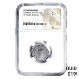 Roman Gallienus, AD 253-268 BI Dbl-Denarius NGC C