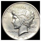 1921 Silver Peace Dollar HIGH GRADE