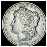 1901 Morgan Silver Dollar CLOSELY  UNCIRCULATED