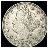 1905 Liberty Head Nickel ABOUT UNCIRCULATED