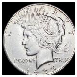 1935-S Silver Peace Dollar UNCIRCULATED