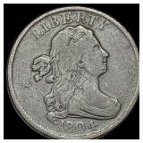 1804 Draped Bust Half Cent NEARLY UNCIRCULATED