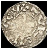 France Abbey of St Martin Silver Denier NEARLY UN