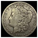 1894-O Silver Morgan Dollar LIGHTLY CIRCULATED