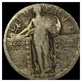 1927-S Silver Standing Liberty Quarter NICELY CIRC