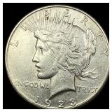1923-S Silver Peace Dollar CLOSELY UNCIRCULATED