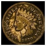 1870 Indian Head Cent NICELY CIRCULATED