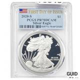 2020-S Silver Eagle PCGS PR70 DCAM