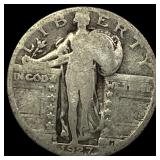 1927-S Silver Standing Liberty Quarter NICELY CIRC