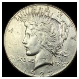 1923 Silver Peace Dollar CLOSELY UNCIRCULATED