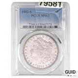 1882-S Morgan Silver Dollar PCGS MS63