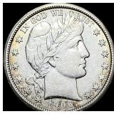 1906-O Silver Barber Half Dollar CLOSELY UNCIRCUL