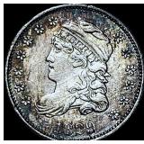1829 Capped Bust Half Dime Toned CHOICE AU