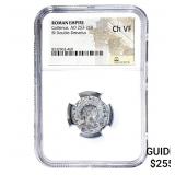 Roman Gallienus, AD 253-268 BI Dbl-Denarius NGC C