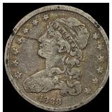 1838 Capped Bust Quarter NICELY CIRCULATED