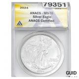 2024 Silver Eagle ANACS MS70
