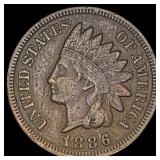 1886 Indian Head Cent LIGHTLY CIRCULATED