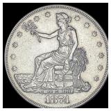 1874-S Silver Trade Dollar CLOSELY  UNCIRCULATED