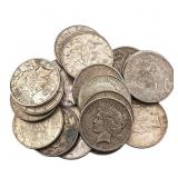 [20 Coins] 1922 Peace Silver Dollar Roll