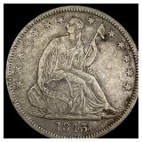 1843-O Silver Half Dollar NEARLY UNCIRCULATED