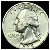 1938-S Silver Washington Quarter HIGH GRADE