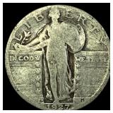 1927-S Silver Standing Liberty Quarter NICELY CIRC