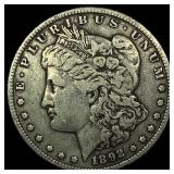 1892-O Silver Morgan Dollar LIGHTLY CIRCULATED