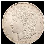 1921-D Silver Morgan Dollar CHOICE AU